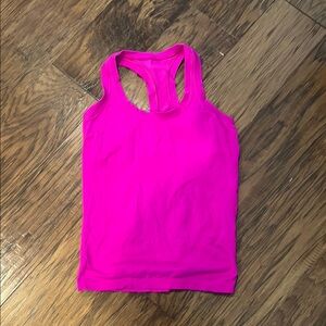Athleta Women's Pink Racerback Tank Top